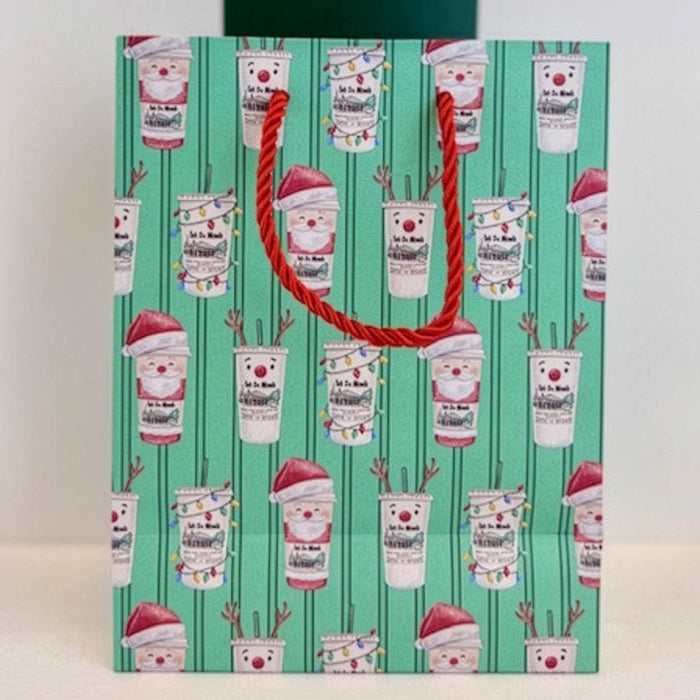 Holiday To Go Cup Gift Bag