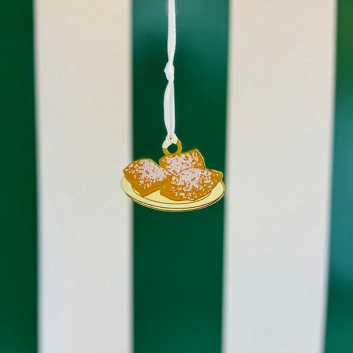 Enamel Plate of Beignets Ornament